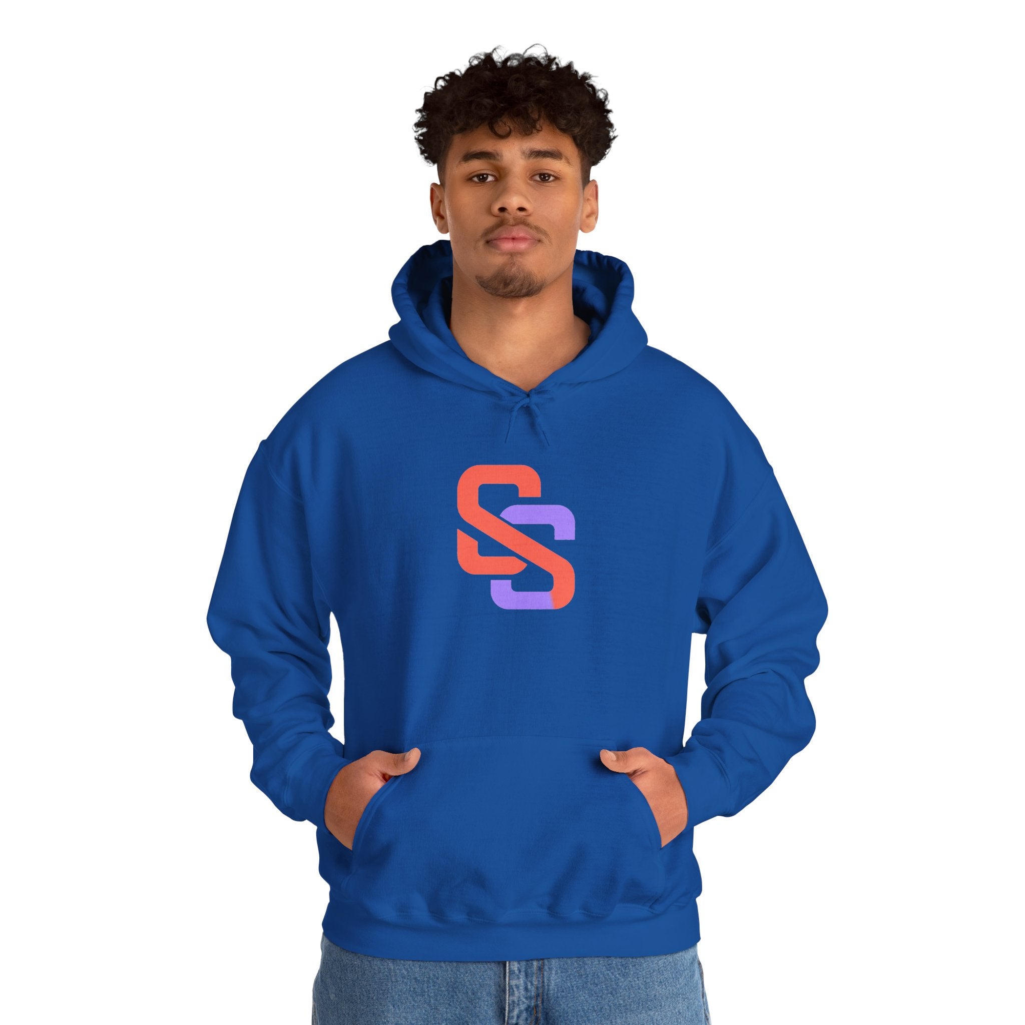 SOFT SIGNAL Gradient Logo Hoodie — Minimalist Streetwear