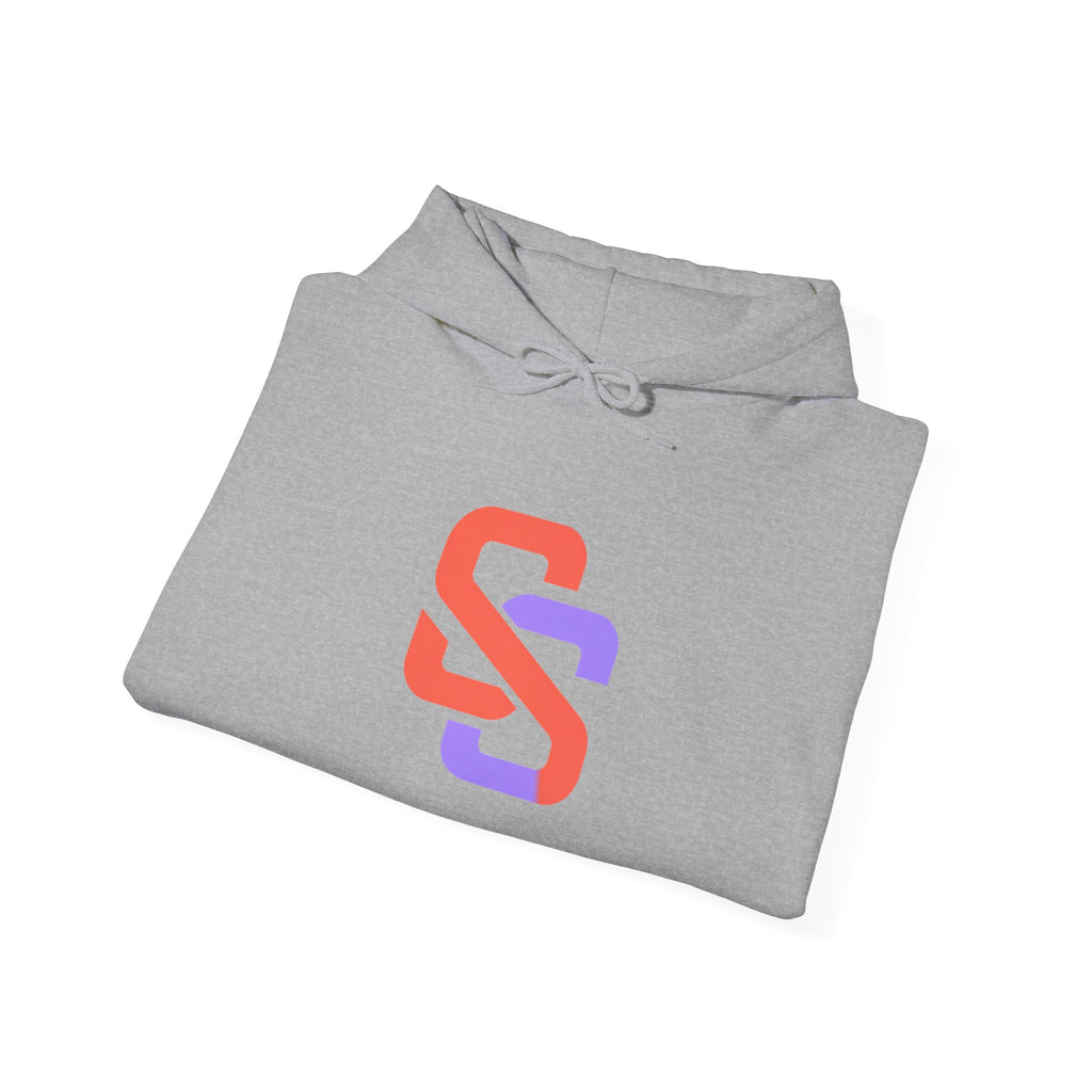 SOFT SIGNAL Gradient Logo Hoodie — Minimalist Streetwear