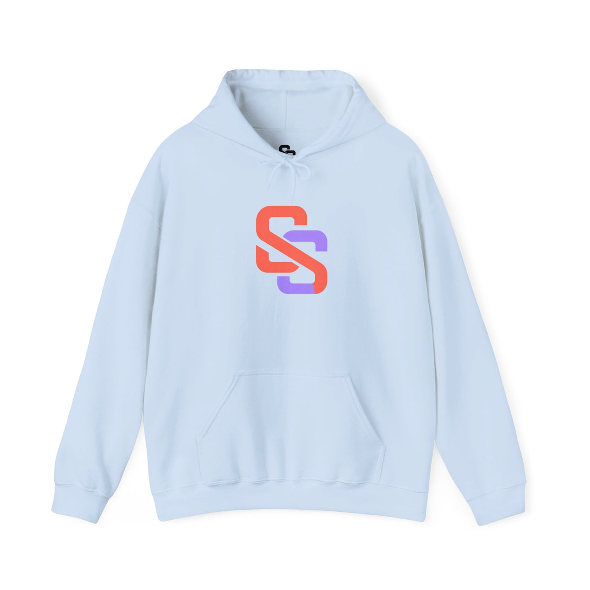 SS Monogram Hoodie — Minimal Gradient Logo Pullover