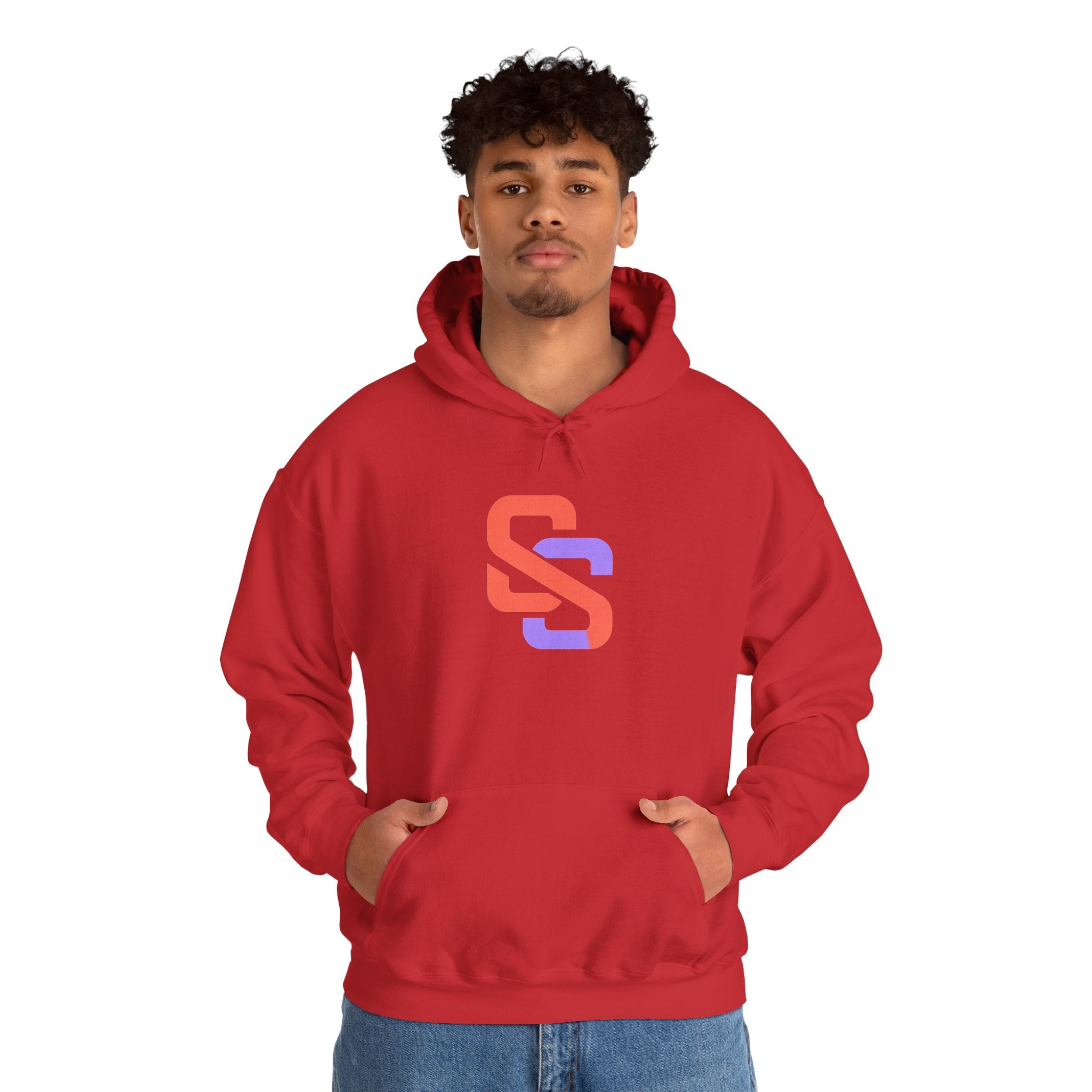 SOFT SIGNAL Gradient Logo Hoodie — Minimalist Streetwear