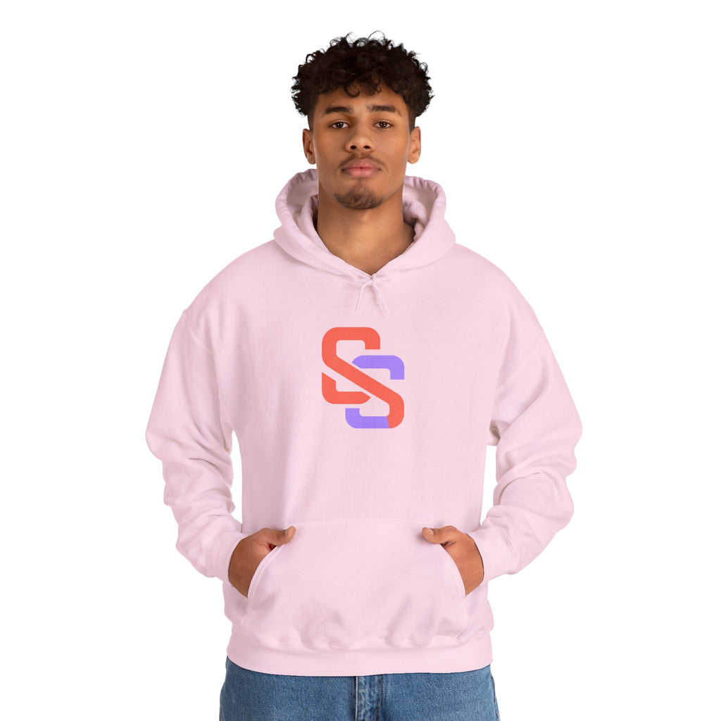 SOFT SIGNAL Gradient Logo Hoodie — Minimalist Streetwear