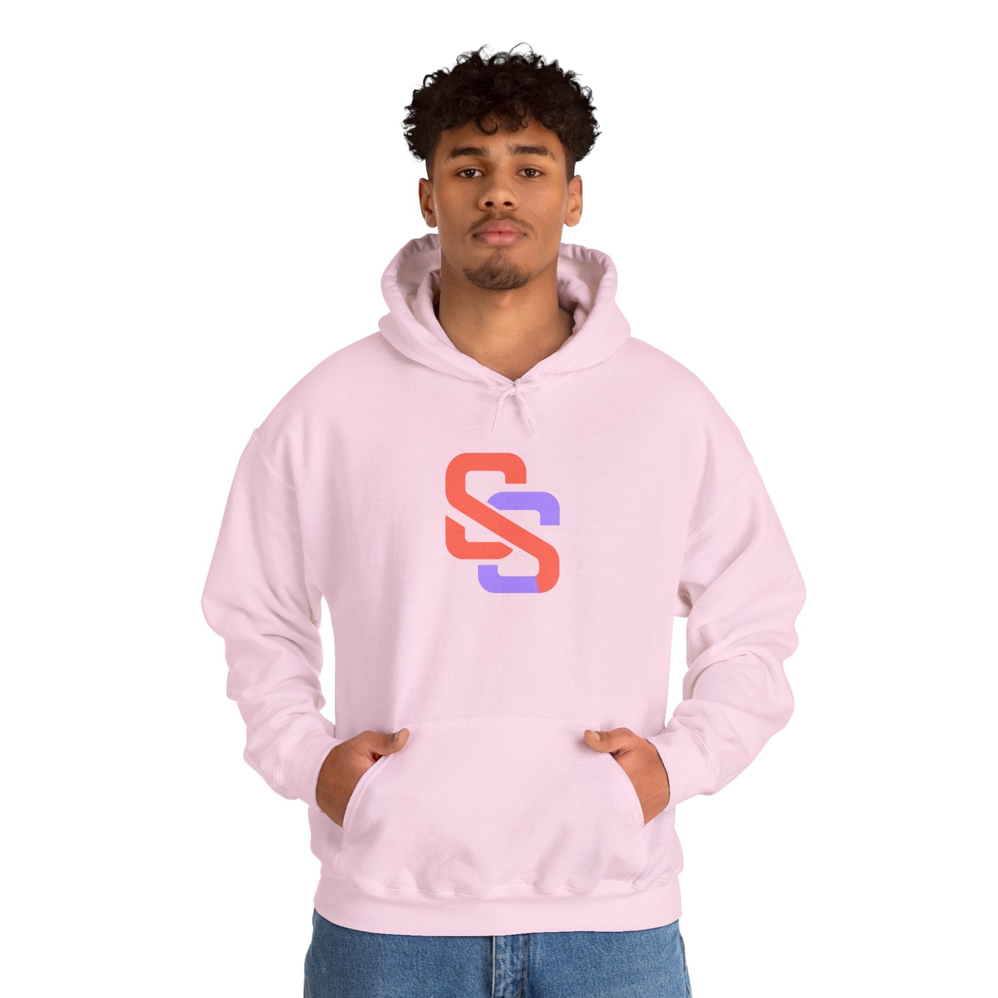 SOFT SIGNAL Gradient Logo Hoodie — Minimalist Streetwear