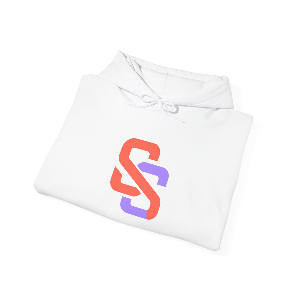 SOFT SIGNAL Gradient Logo Hoodie — Minimalist Streetwear