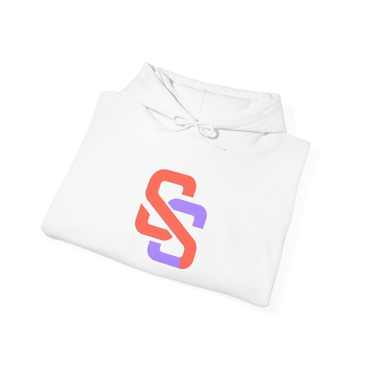 SS Monogram Hoodie — Minimal Gradient Logo Pullover