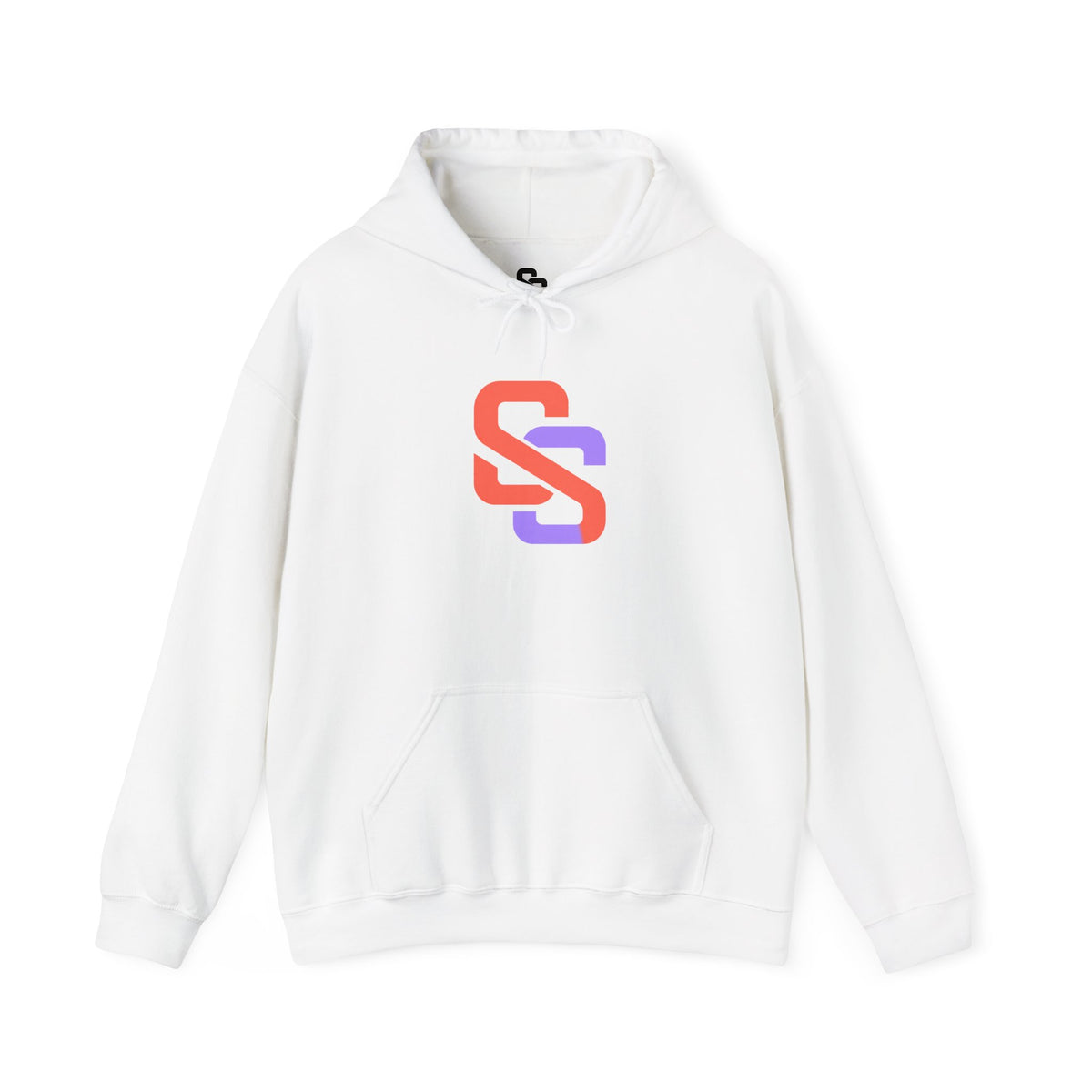 SS Monogram Hoodie — Minimal Gradient Logo Pullover
