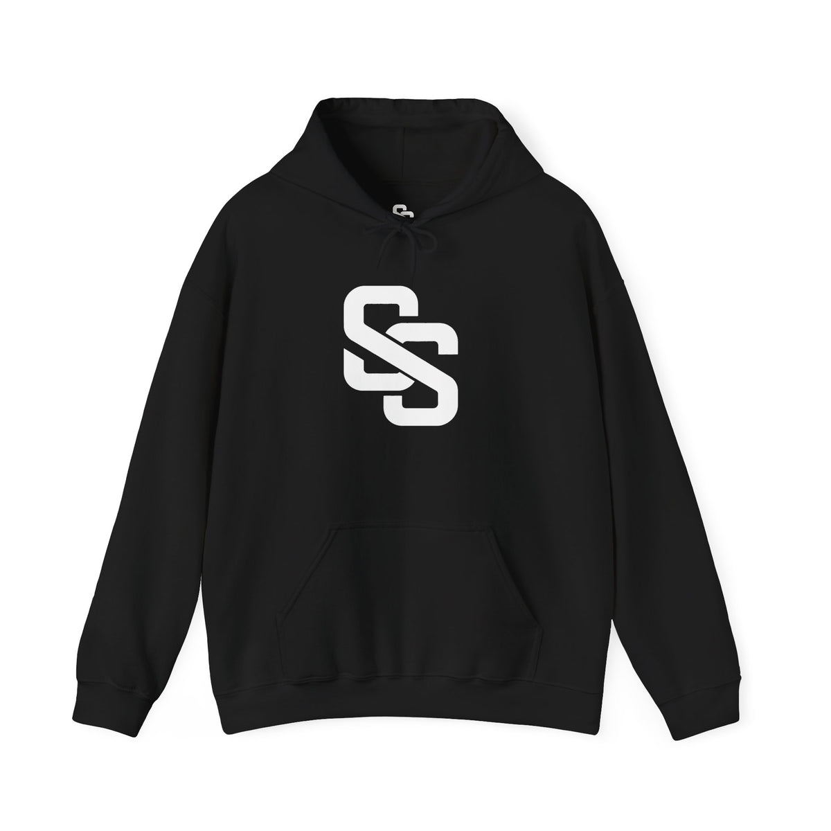 SOFT SIGNAL Blue Flame Hoodie — Electric Back Graphic