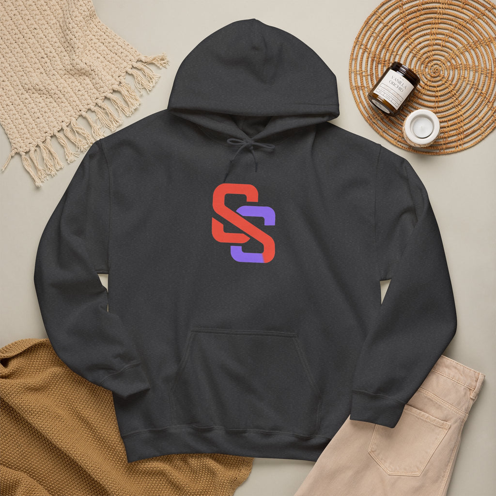 SOFT SIGNAL Gradient Logo Hoodie — Minimalist Streetwear