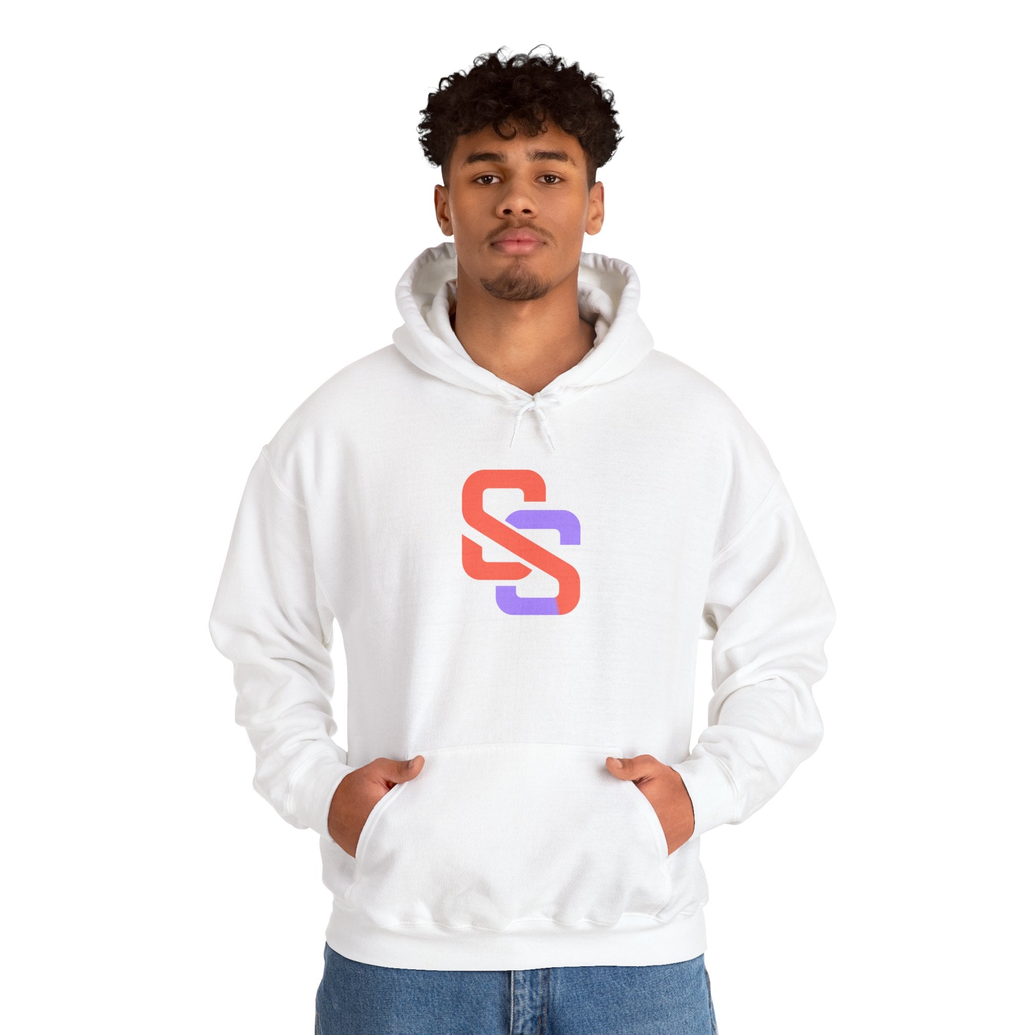 SOFT SIGNAL Gradient Logo Hoodie — Minimalist Streetwear