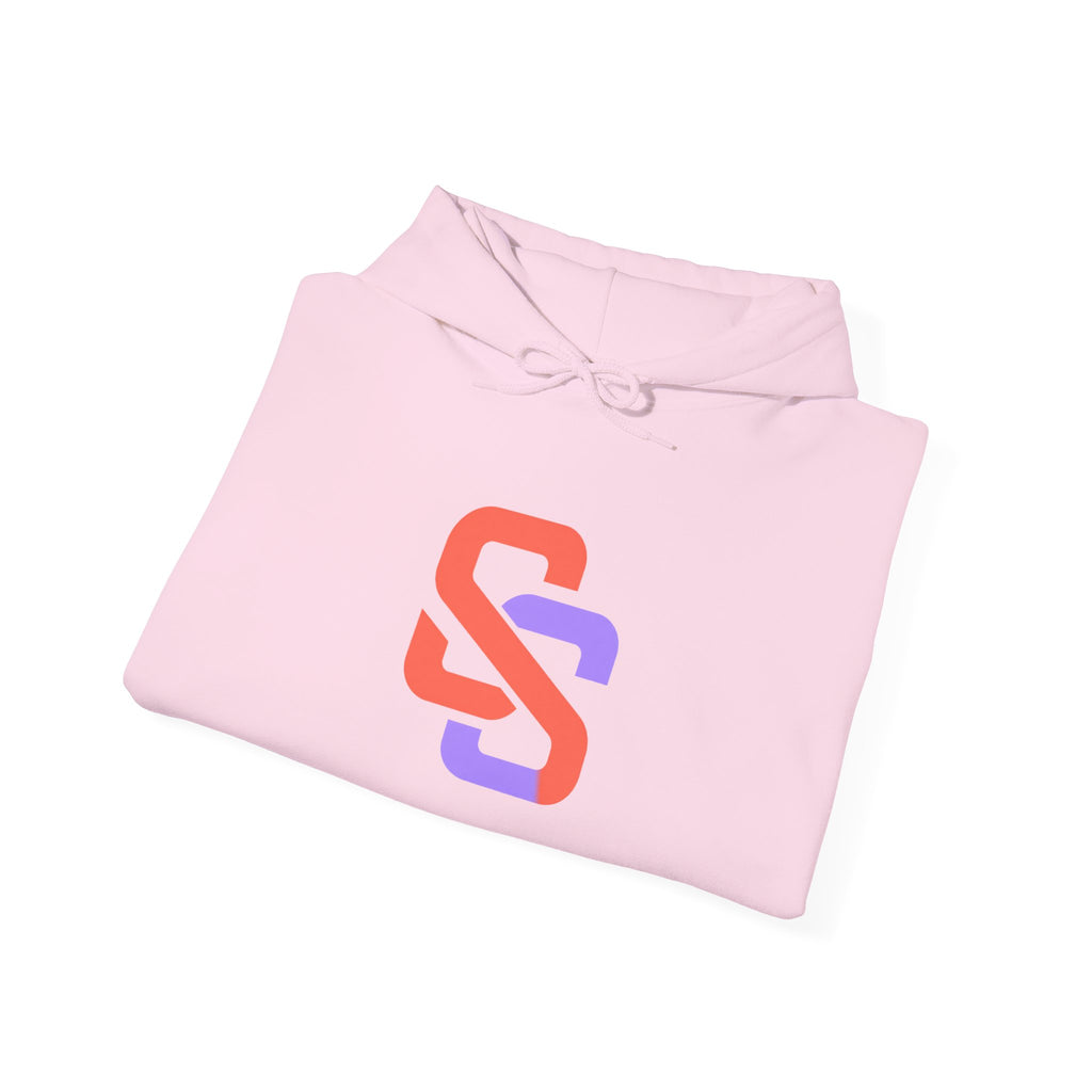 SOFT SIGNAL Gradient Logo Hoodie — Minimalist Streetwear