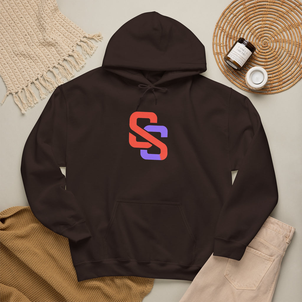 SOFT SIGNAL Gradient Logo Hoodie — Minimalist Streetwear