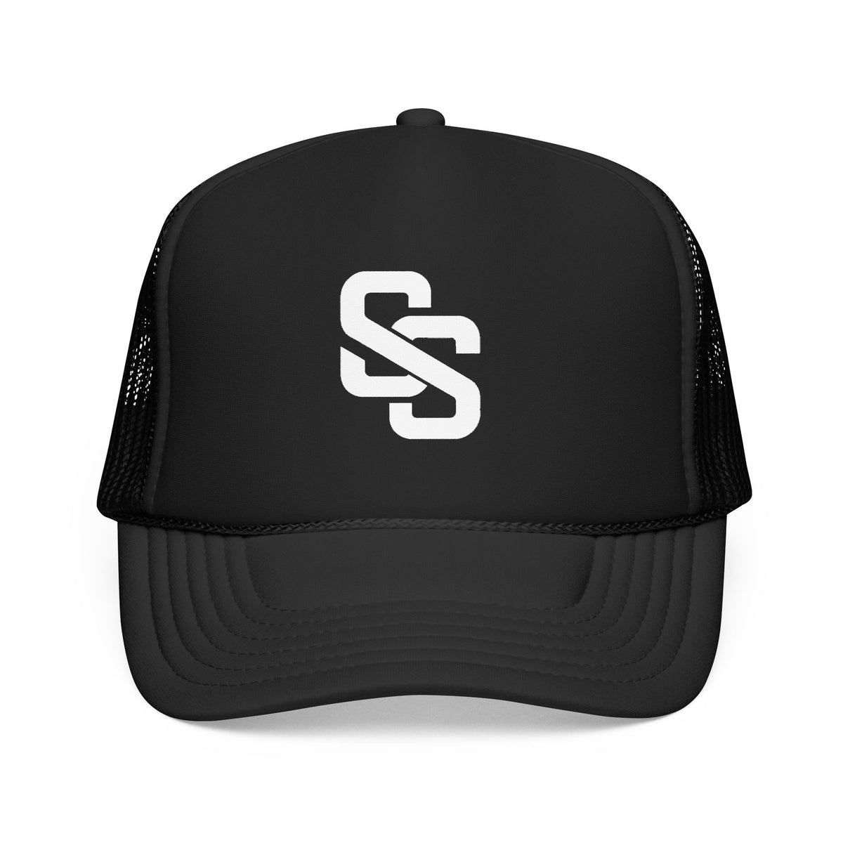 Trucker Hat — Interlocking 'SS' Logo Foam Front Cap