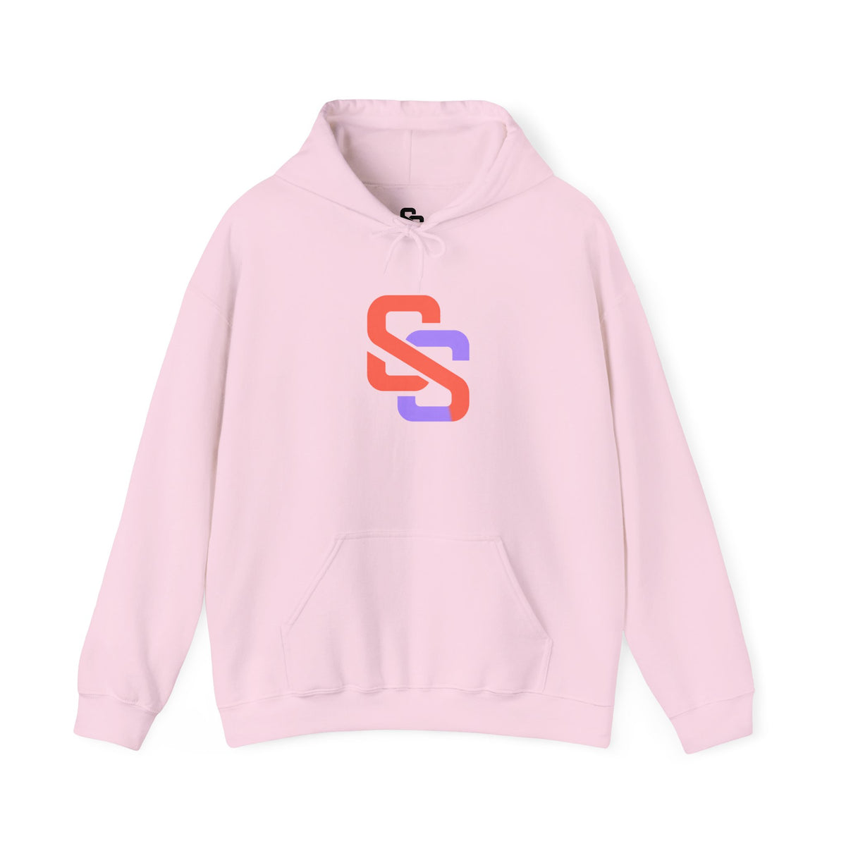 SS Monogram Hoodie — Minimal Gradient Logo Pullover