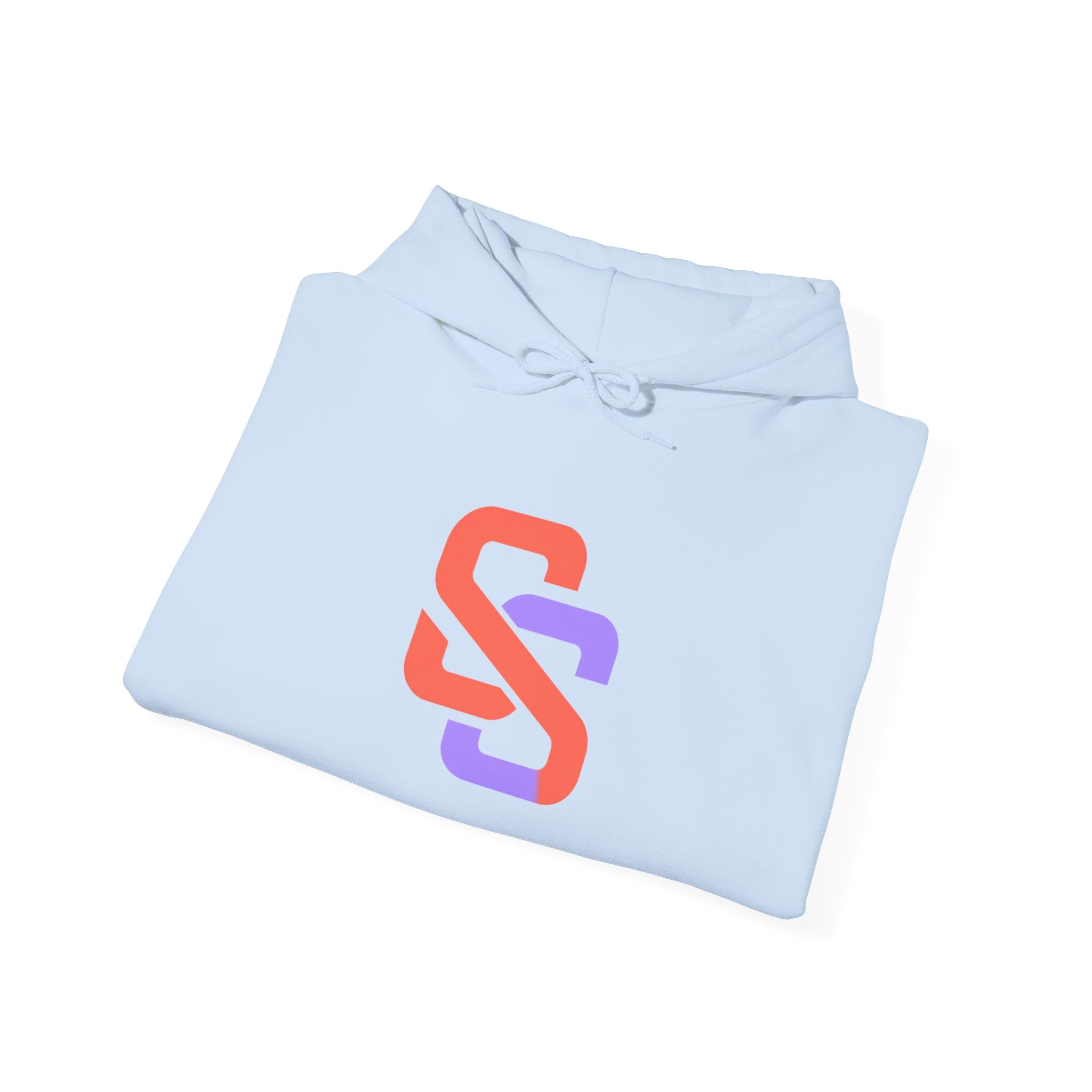 SOFT SIGNAL Gradient Logo Hoodie — Minimalist Streetwear