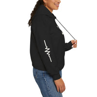Minimal SS Logo Hoodie — Black Streetwear Pullover with Neon Dot