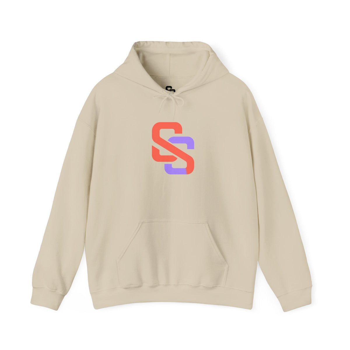 SS Monogram Hoodie — Minimal Gradient Logo Pullover