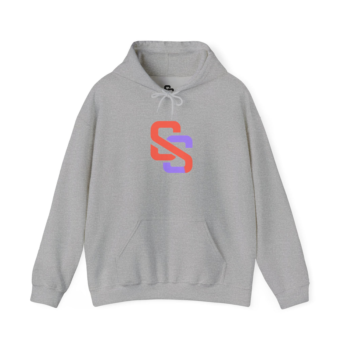 SS Monogram Hoodie — Minimal Gradient Logo Pullover