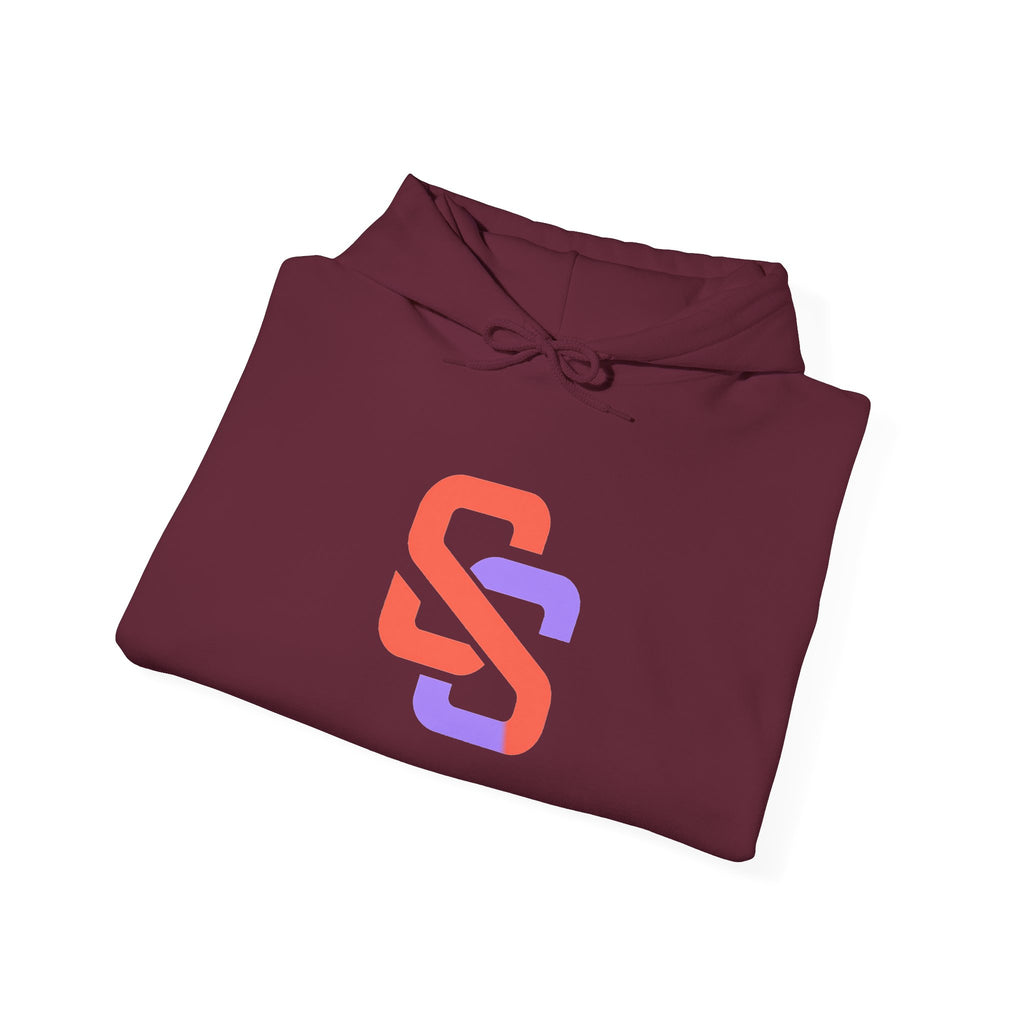 SOFT SIGNAL Gradient Logo Hoodie — Minimalist Streetwear