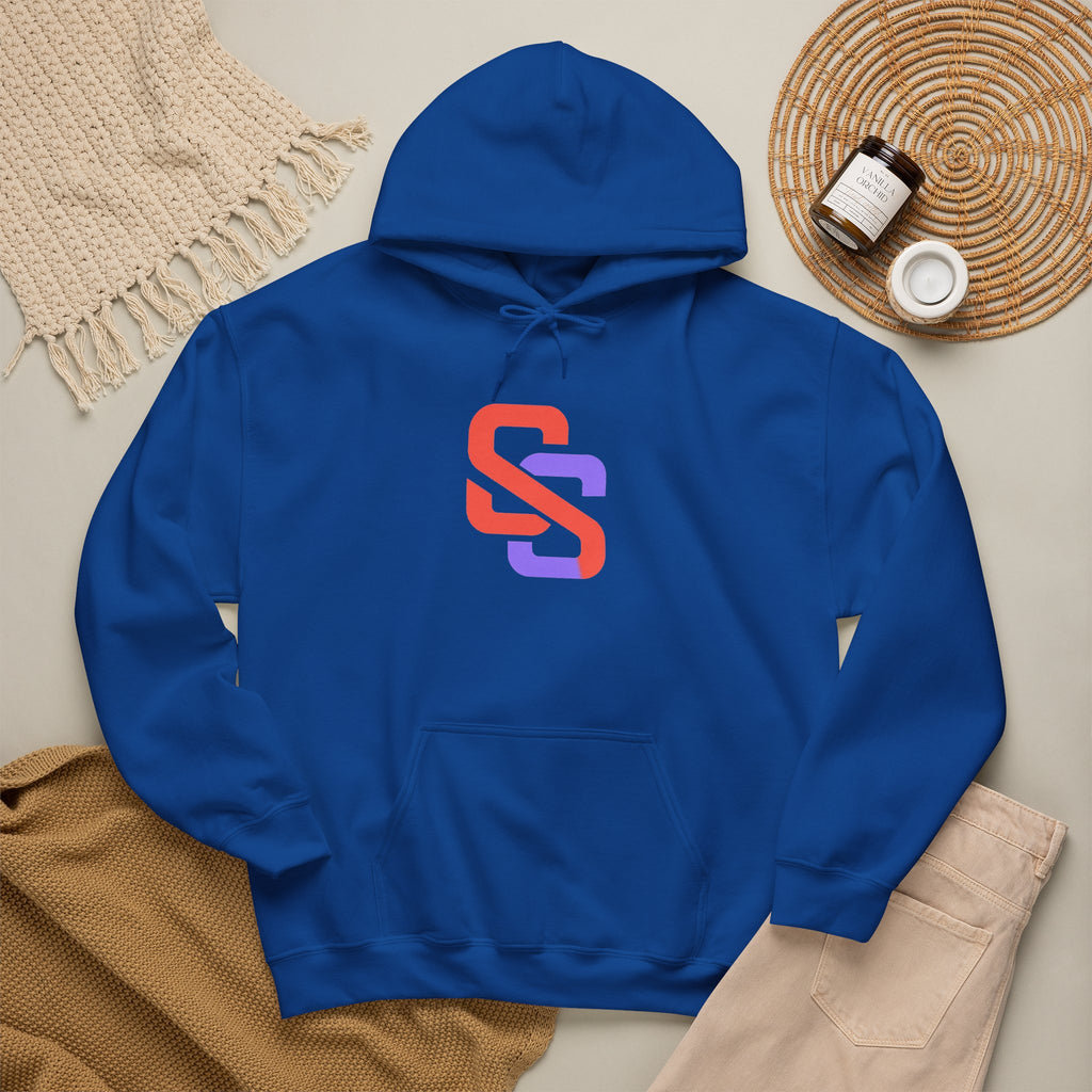 SOFT SIGNAL Gradient Logo Hoodie — Minimalist Streetwear