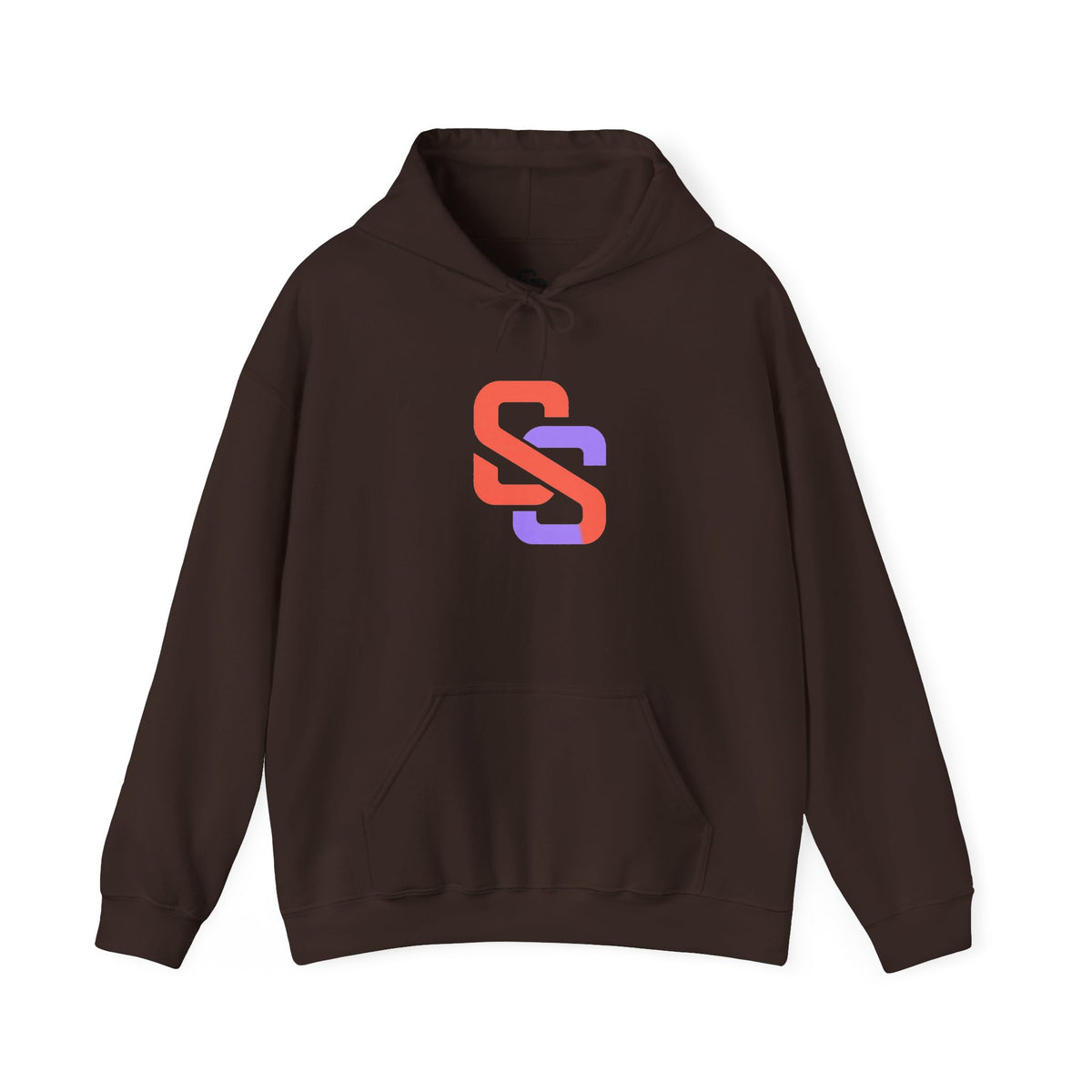SS Monogram Hoodie — Minimal Gradient Logo Pullover