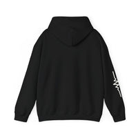 Minimal SS Logo Hoodie — Black Streetwear Pullover with Neon Dot